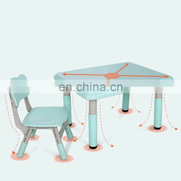 Learning Drawing Toy Plastic Baby Table and Chair Set Height Adjustable Small Children Home Reading Study Tables Kids photo-4