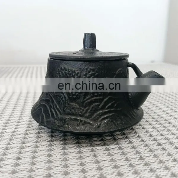 Mini Chinese Enamel Japanese Tea Kettle Pot Set With Infuser photo-3