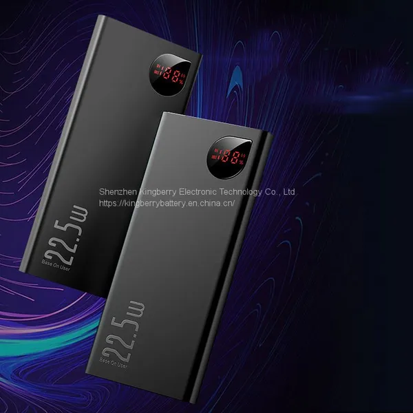 Metal Fast Charge Mobile Power 10000mAh 22.5W Portable Power Bank photo-2