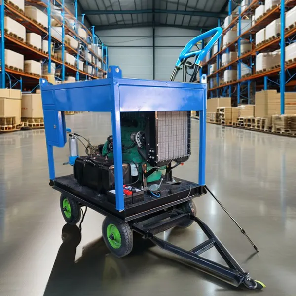 High Pressure 500bar Water Jet Cleaner New Cold Water Bottom Cleaning Machine for Marine Rust Paint Removal photo-2