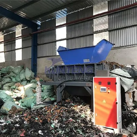 Powerful Organic Waste Shredding and Grinding Equipment Waste Shredder Machine photo-4
