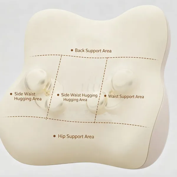 Soft Fabric Butterfly Cushion With Deep Kneading Massage MH-BY025 photo-3