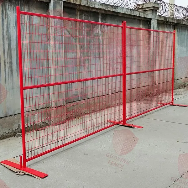 Panel de valla temporal personalizado con recubrimiento de polvo galvanizado a caliente, malla de alambre enlazado móvil, estilo popular y precio económico