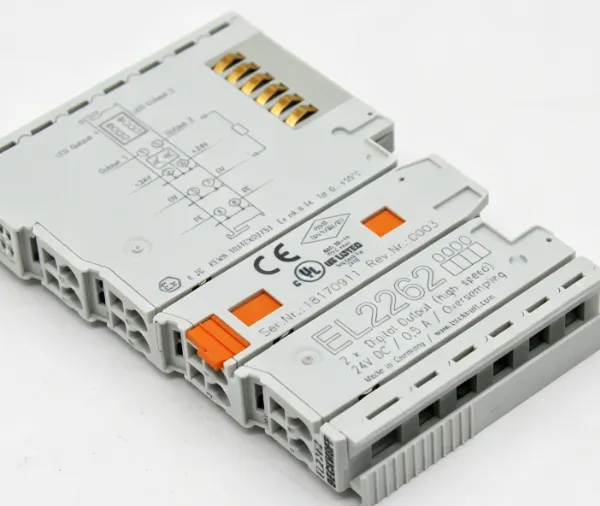 BECKHOFF EL2262 EtherCAT 2 Channel Digital Output Module 24V DC High-Speed PLC Industrial Automation IO Terminal photo-5