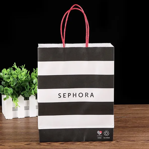 Durable Paper Shopping Gift Packaging Bag photo-5