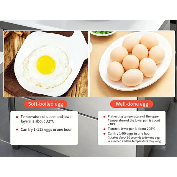 QD010 4000W High Power Intelligent Egg Fryer Machine Automatic Sunny-side-up Egg Maker for Fast Food Chains and Restaurants photo-3
