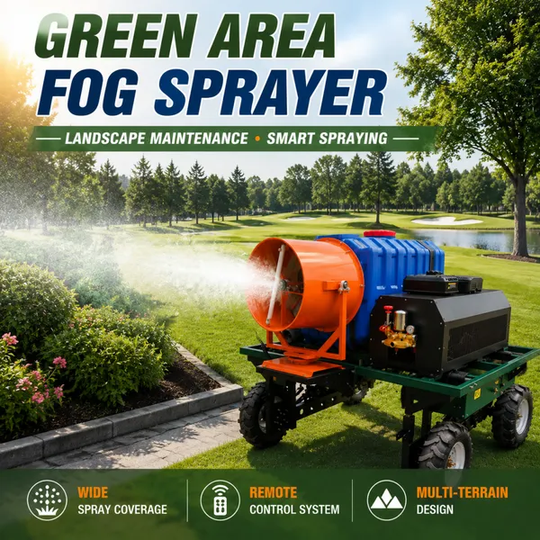 SPRY600C Fog Cannon Sprayer Agriculture Robot 600L Remote Control Gasoline Spraying Machine
