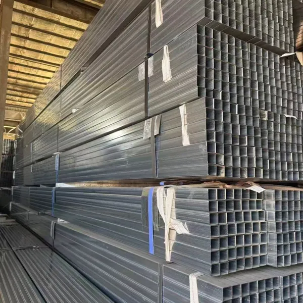 Low Price Hot Dip Galvanized Square Steel Pipe SHS Galvanized Square Hollow Section ERW Welded Tube In Stock photo-5
