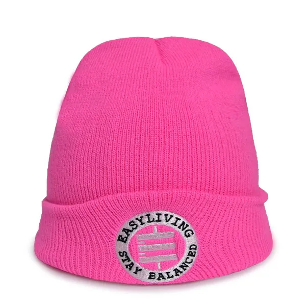Cuffed Knit Beanies Custom Embroidered Patch Logo Winter Street Casual Hats photo-2
