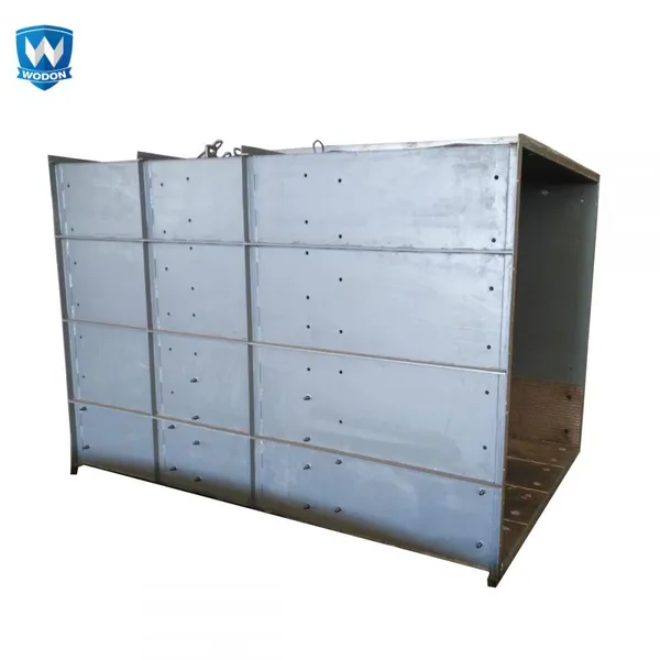 Reinforced Composite Wear Chute CCO Lined Structure For Metallurgical Slag Material Transfer
