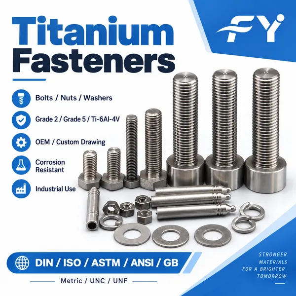 Gr5 Titanium Screws Ti-6Al-4V Hex Socket Cap Countersunk Button Head Fasteners