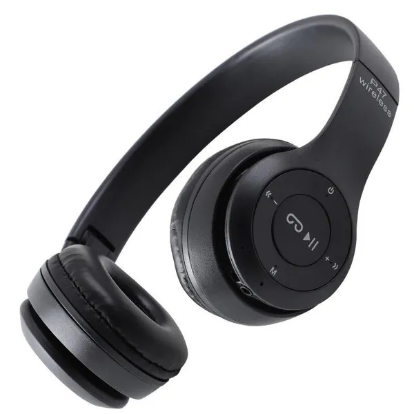 P47 Popular Wireless Earbuds Sports Headphone With FM Radio & Gift Compatible With Mobile Phones photo-5