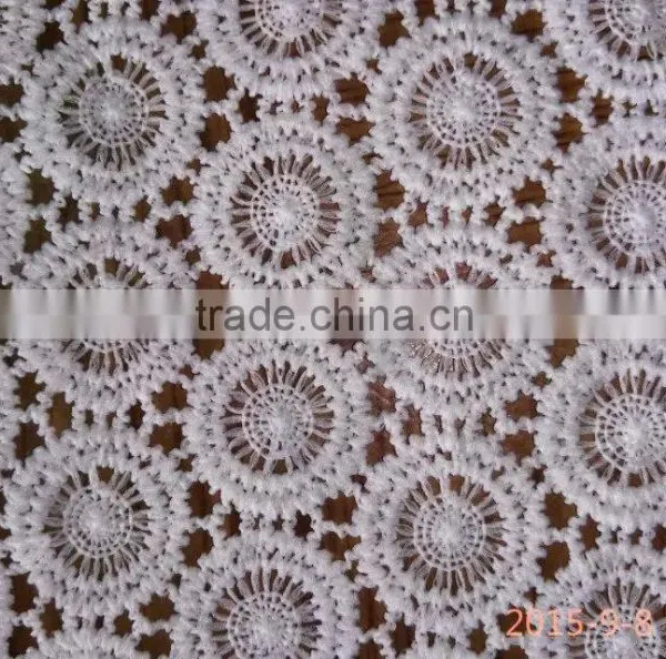 Wholesale Lace Fabric/embroidery Milk Silk Full Lace Water Soluble Lace for Garment Accessory photo-5