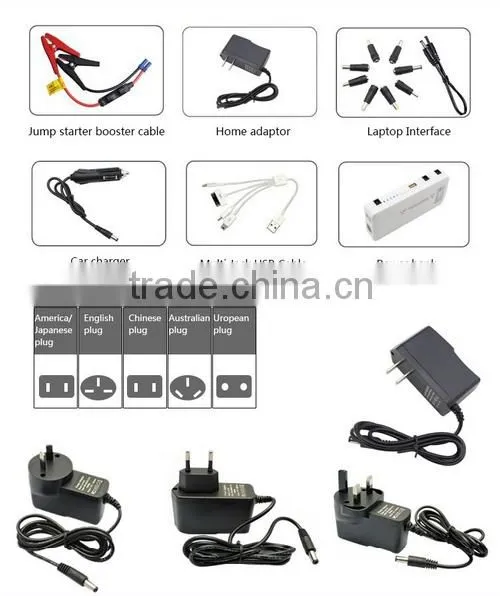 Portable Power Bank, Battery, LED Flashlight, Jump Starter photo-3