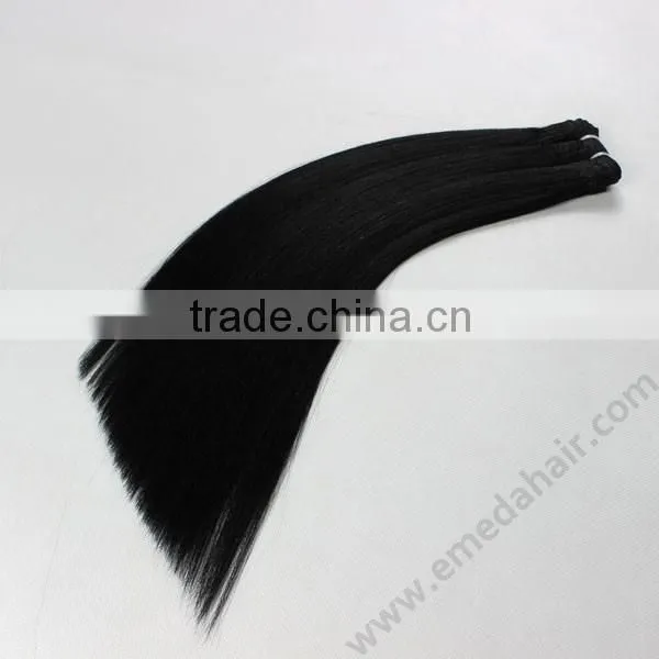 Hot Selling no Shedding Cheap Unprocessed Virgin Mongolian Light Yaki Hair photo-3