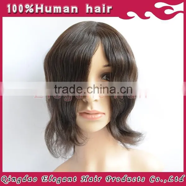 Natural Straightly Black Malaysian Remy Hair Thin Skin Full Lace Wigs photo-2