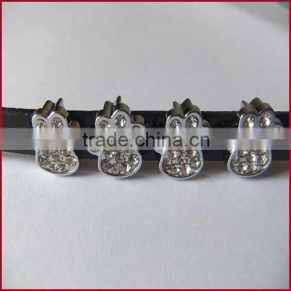 DIY Pet Paw Print Jewelry Metal Diamond Footprints Jewelry Cat and Dog Paw Print Jewelry photo-4