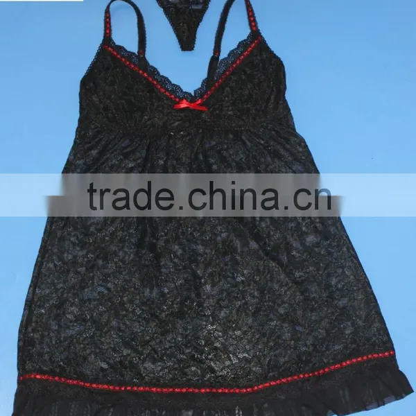Sex Babydools Clothes,2016 Hot Unique Sexy Girls Babydoll Nighty photo-5