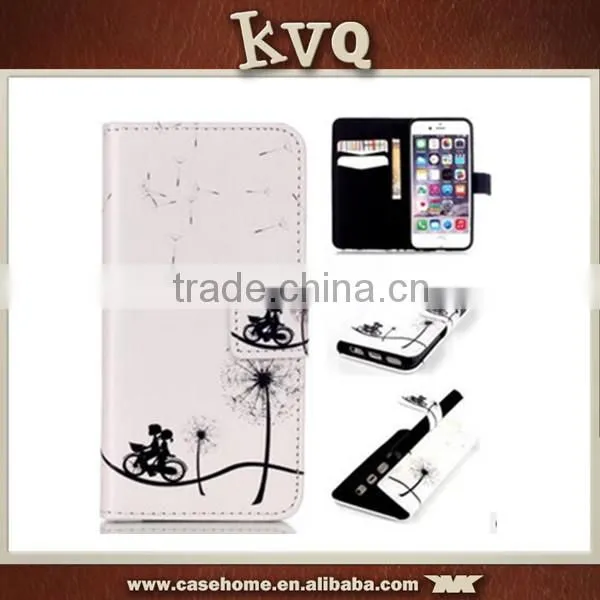 Girls Style Flip PU Leather Phone Case Cover For Apple IPhone 6s photo-3