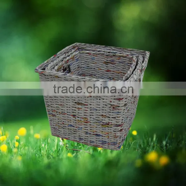 Hot Sale High Quality Newspaper Basket for Home&Office Set of 3
