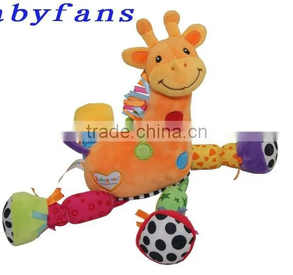 Sofe Plush Giraffe Design for Baby Bed Hanging Toy photo-6