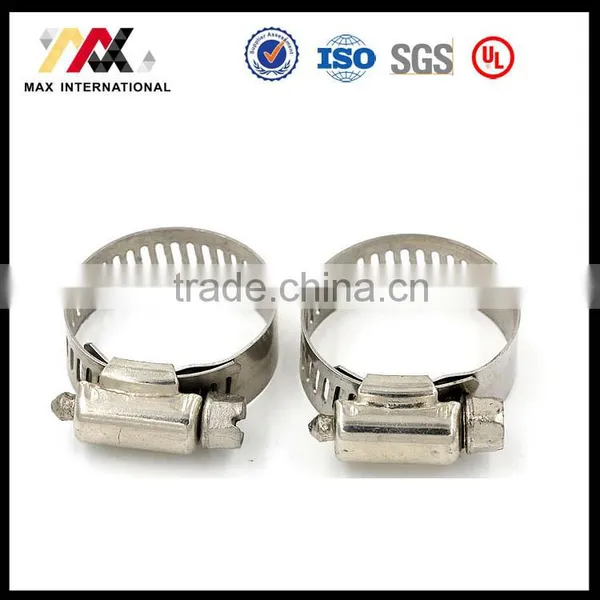 Automotive Small Round Screw Type Hose Clamps Made in China photo-2