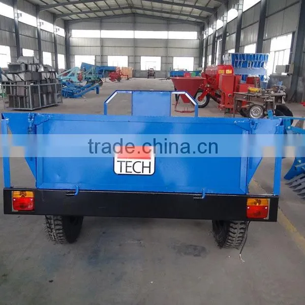 1.5T Walking Tractor Trailer, Small Farm Trailer,hand Trailer With Good Quality photo-4