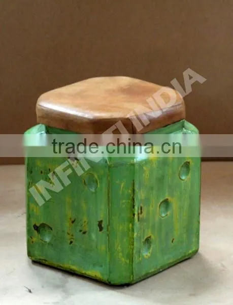 INDUSTRIAL VINTAGE FURNITURE/ VINTAGE INDUSTRIAL FURNITURE STOOL/OTTOMANS