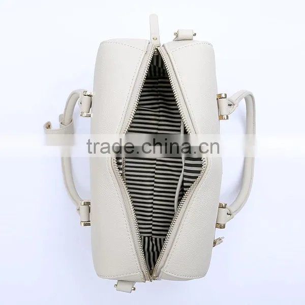 Cc1014a Newest Synthetic Leather Lady Hand Bags PU Leather Duffel Bag photo-5