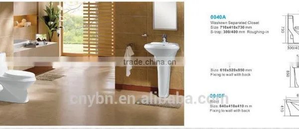 Sanitary Ware Ceramic Bathroom Design Two-piece Toilet photo-5