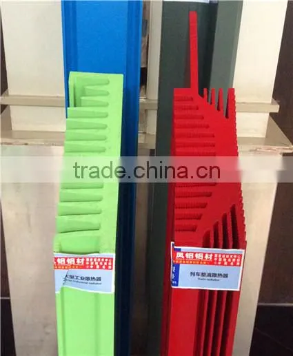 Aluminium Extrusionprofile for Train Heatsink