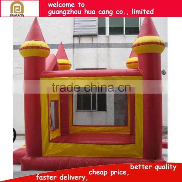Bright-colored Durable Castle Shape Inflatable Kids Bouncer photo-3