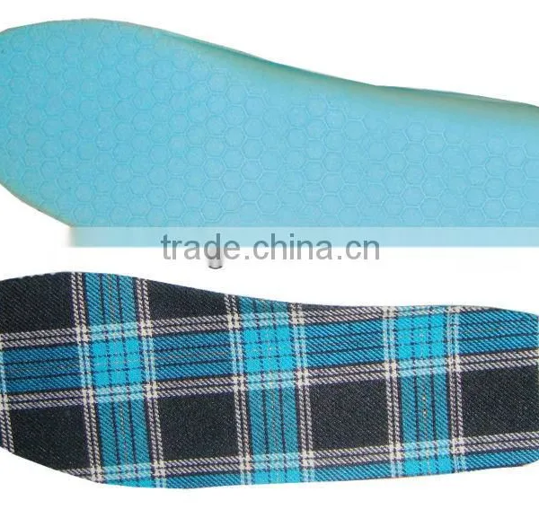 Blue Cloth Insole