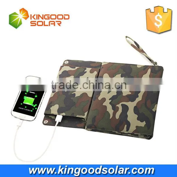 2016 New Trendy Products Portable 5000mah Usb Power Bank Mini Foldable Solar Panel Charger 12w for Huawei photo-5