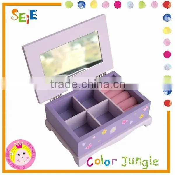 Cute Tabletop Wooden Cosmetic Organizer for Girls photo-2