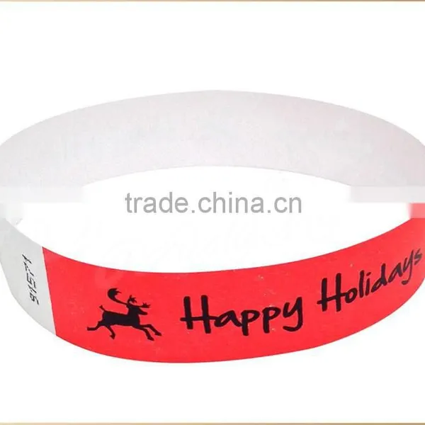 3/4" * 10 Inch Custom Waterproof Cheap Tyvek Paper Wristbands Quality Choice photo-4