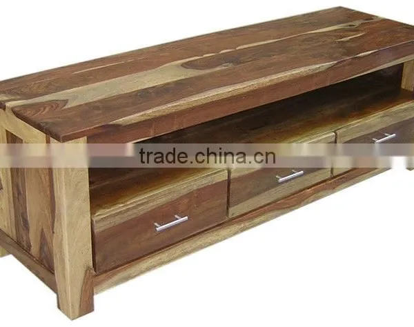 Natural Sheesham Wood Furniture,living Room Furniture,tv Stand