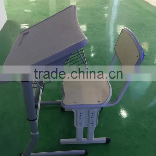 Folding School Desk Adjustable School Desk and Chair Modern School Furniture HXZY049 photo-6