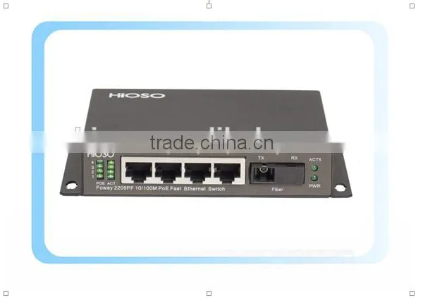 IEEE802.3af /at 1000M Gigabit PoE Network Switch 4 Ports POE Switch