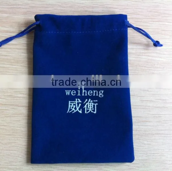 Fashion Design Drawstring Velvet Jewelry Bags photo-3