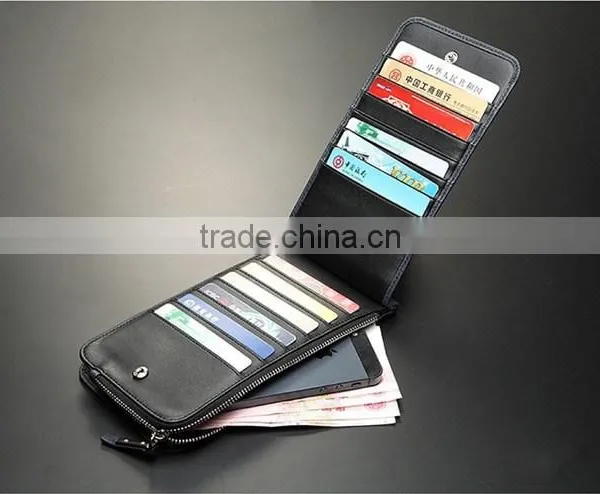 2015 New Design Oil Painting Card Protector Leather Business Card Holder photo-4