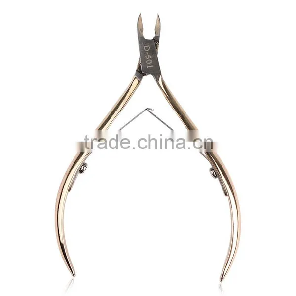 2016 Golden and Silver Color Stainless Steel Nail Cuticle Nipper photo-2