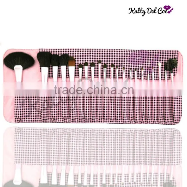 Luxury 21pcs Makeup Brush Goat Hair for Beauty Use With Cosmetic Bag Supplier's Choice photo-4