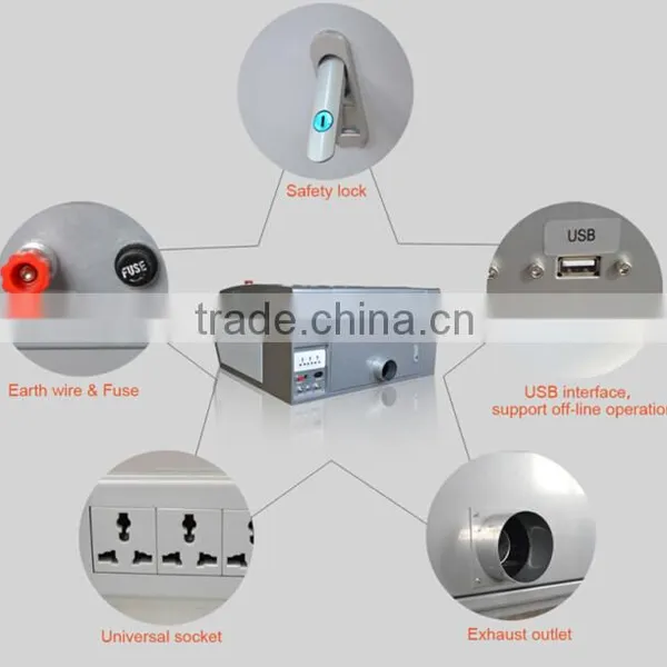 China Cnc Mini Laser Stamp Making Machine photo-4