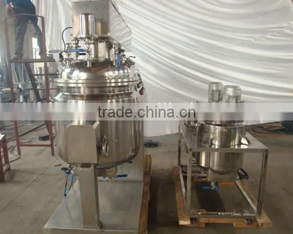 Shaving Cream Stainless Steel Vacuum Emulsifying Mixer photo-4