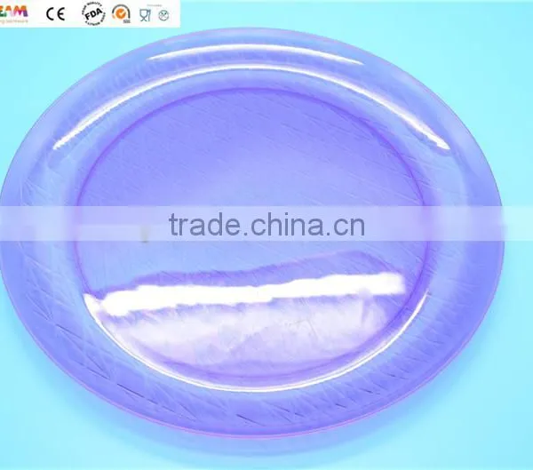 14" Plastic Round Reusable Tray