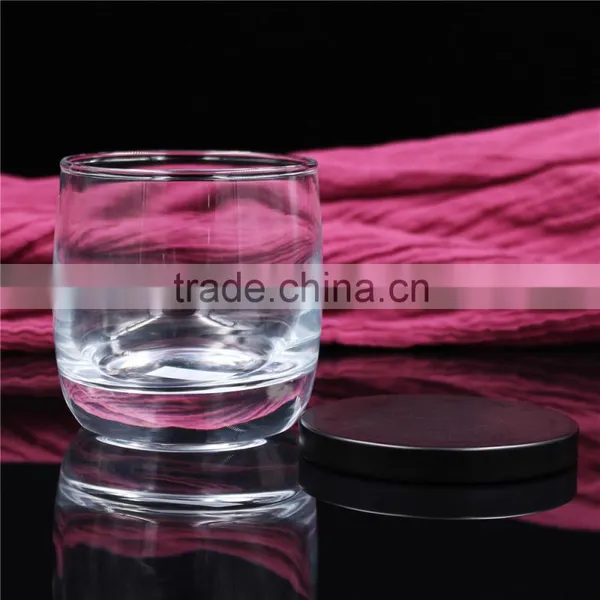 New Products 2016 Logo Printing Scented Candle Glass Jars With Lid photo-3