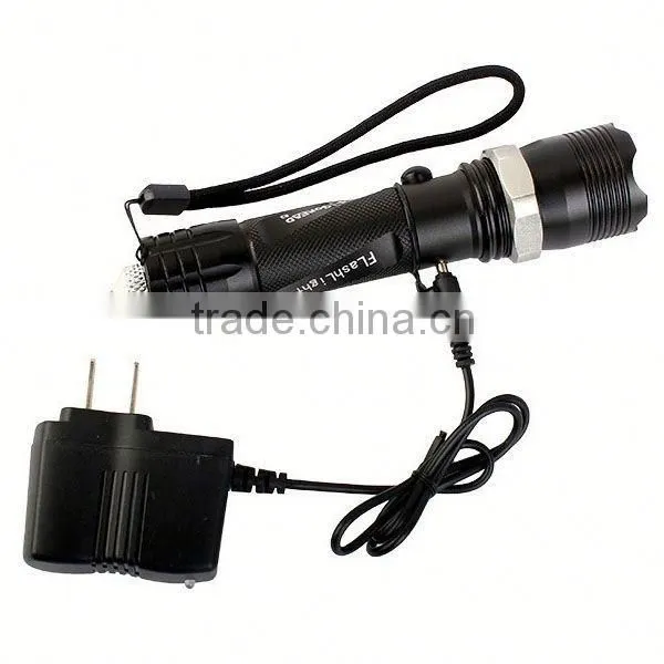 1174 New Multi Function Zoomable Police Torch Aluminum Flashlight With Window Breaking Head photo-3