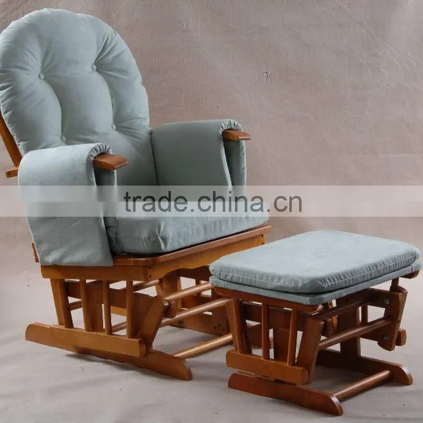 2013 Top Sale Glider Chair With Ottoman