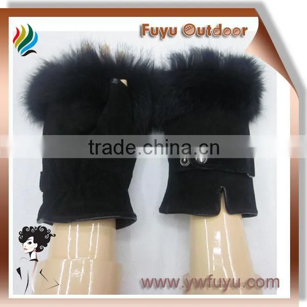 Fingerless Leather Gloves